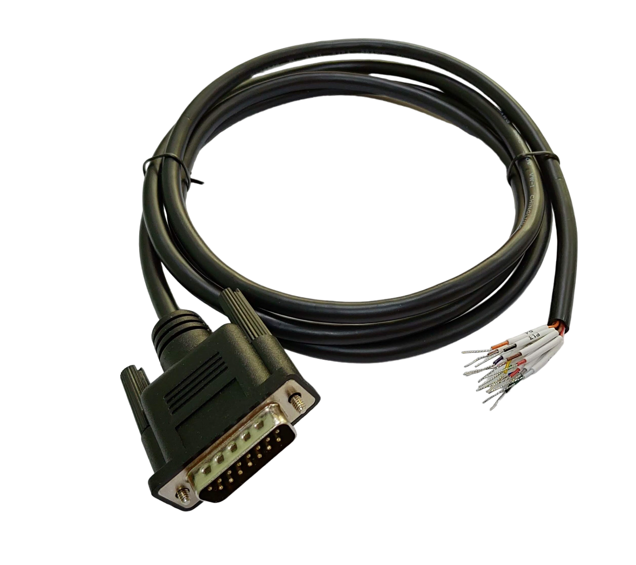 15 Pin RS232 Serial Cable Male to Female - 5/10/15/25/35 Feet Length Options - Durable DB9 Connector for Computer, Printer, POS System & Industrial Equipment Connectivity