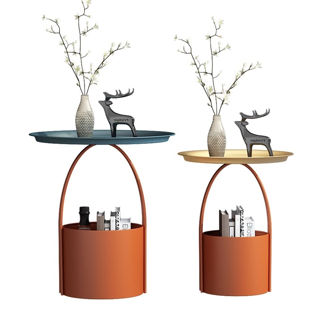 Modern End Table & Coffee Table Set of 2 - Wooden Side Table for Living Room, Bedroom, Sofa or Office - Nightstand & Accent Table for Home Decor (Color A) - Perfect for Small Spaces, Apartments & Coffee Serving