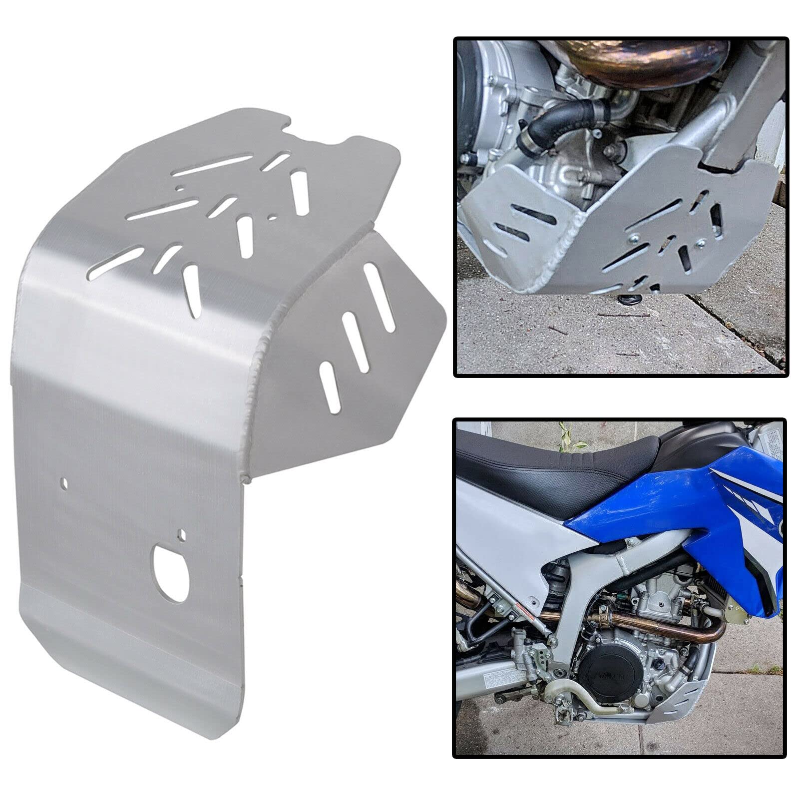 HOMU Aluminum Flatland Skid Plate 111 - Durable Motorcycle Protection for Off-Road & Adventure Riding