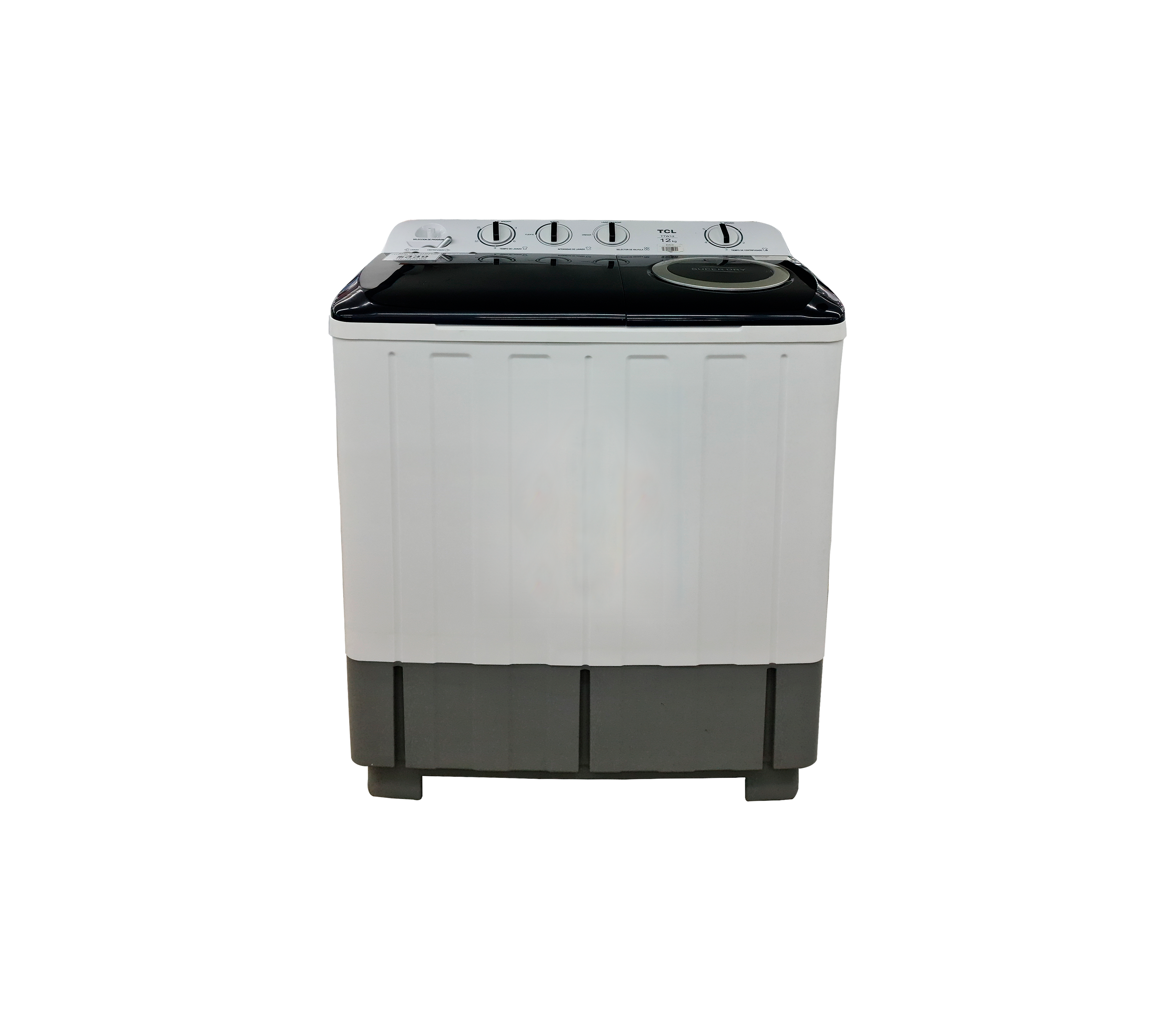 TCL 12kg Twin Tub Washing Machine - Heavy Duty Laundry Solution for Home & Apartment Use
