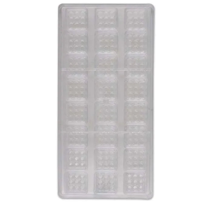 24-Piece Toy Block Chocolate Mold Set for Baking & Candy Making - Perfect for DIY Desserts, Party Favors, and Holiday Treats