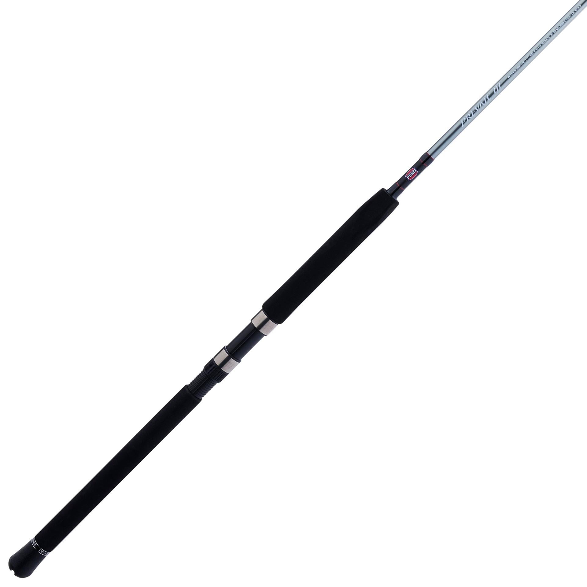 Prevail® III Spinning Boat Rod - High Performance Saltwater Fishing Rod for Offshore & Inshore Angling - Perfect for Deep Sea Fishing, Trolling & Casting