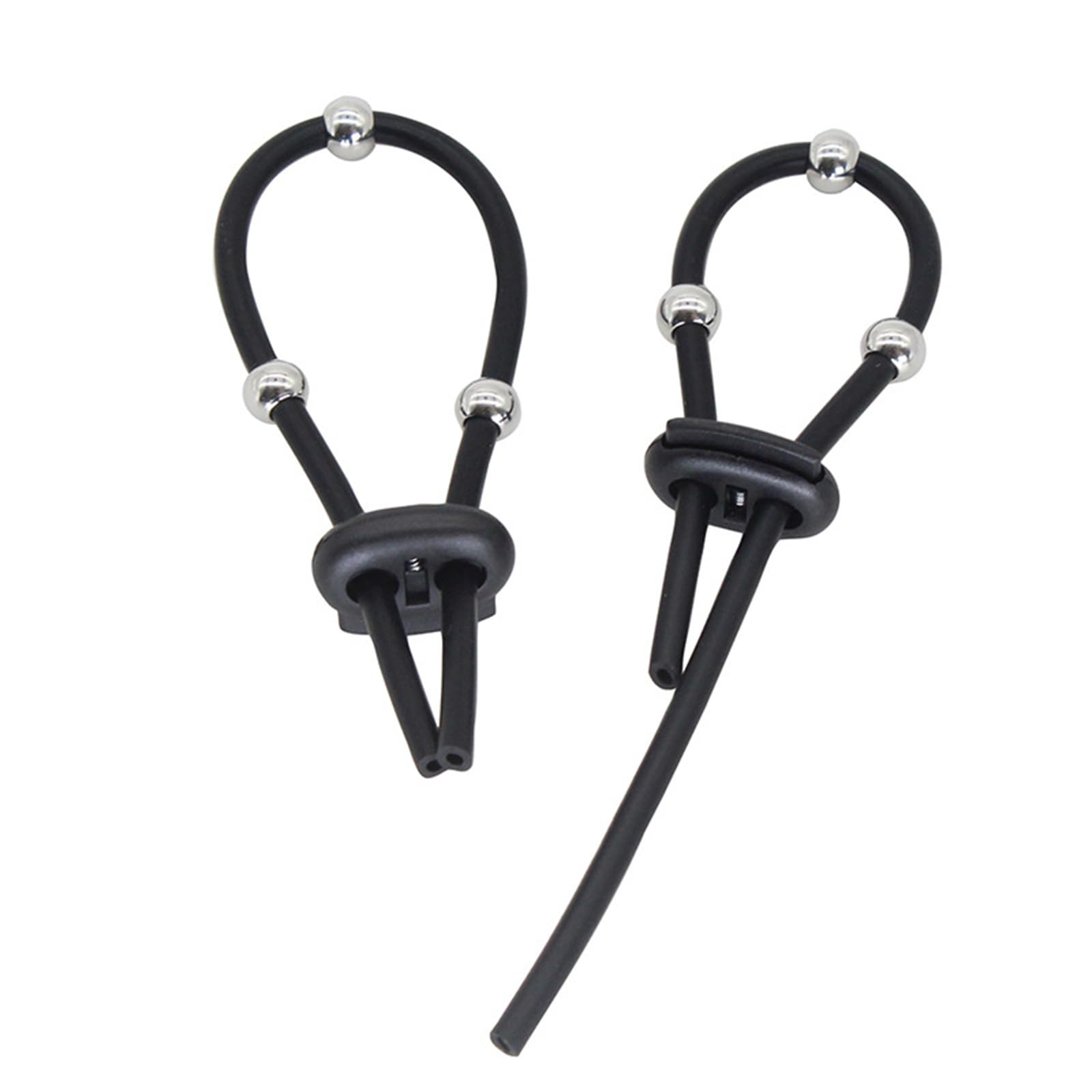 Adjustable Silicone Penis Rings with Beads - 4 Pack Cock Ring Set for Couples & Solo Play - Enhance Intimacy & Pleasure - Perfect for Spicing Up Your Sex Life & Sensual Massage