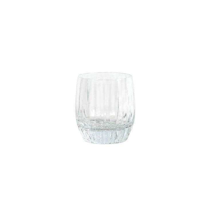 Vietri Natalia Double Old Fashion Glass Set - Elegant Cocktail & Whiskey Drinking Glasses for Home Bar, Parties & Gifts