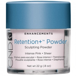 CND Retention Sculpting Powder - Intense Pink 0.8 oz | Long-Lasting Nail Sculpting Powder for Professional Nail Art & Salon Use | Perfect for Gel Extensions, Acrylic Nails & DIY Manicures