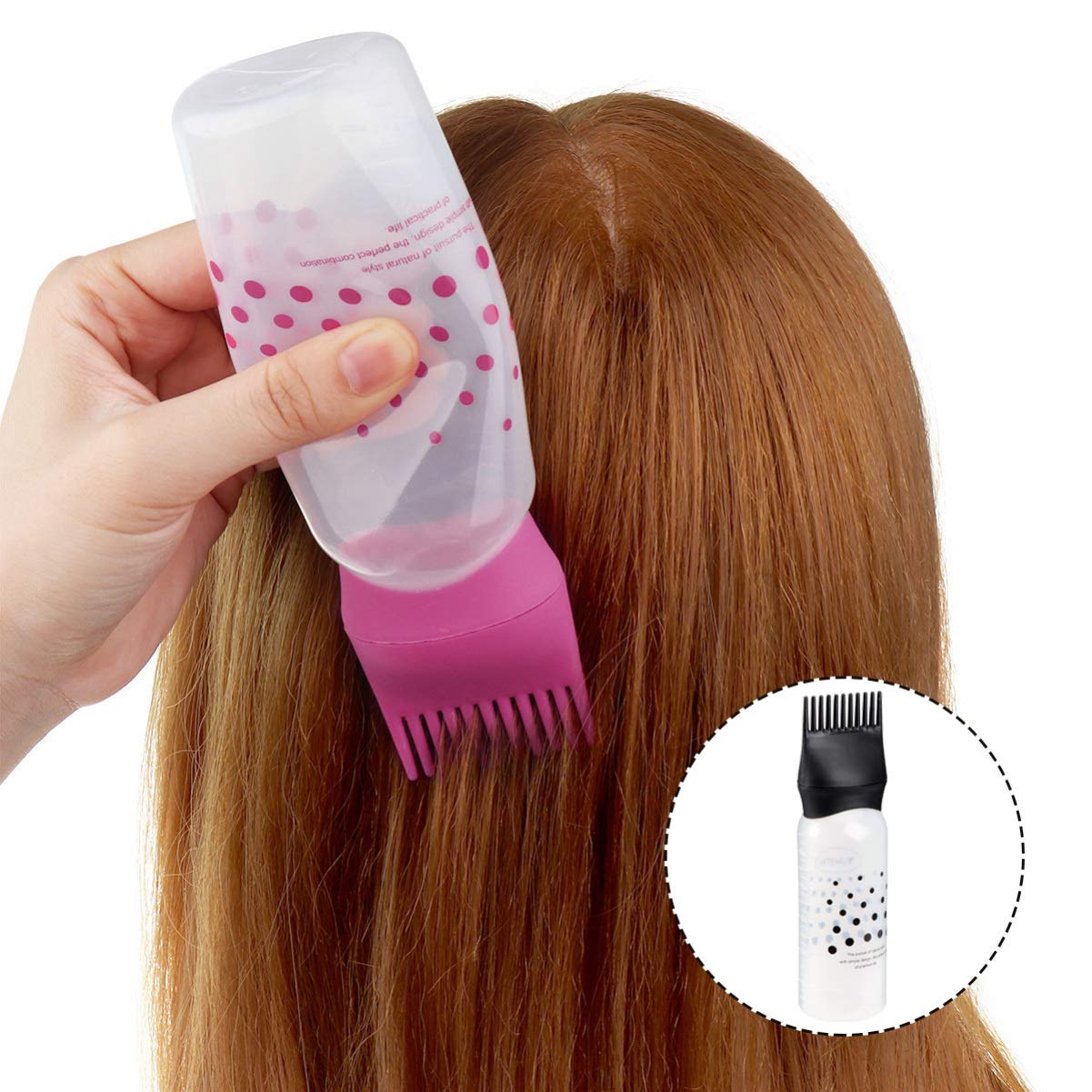Lurrose 3-Piece Hair Coloring Kit - Hair Dye Brush, Mixing Bowl, Root Comb & Spray Bottle for Professional Salon Results | Perfect for At-Home Hair Coloring, Highlights, and Root Touch-Ups
