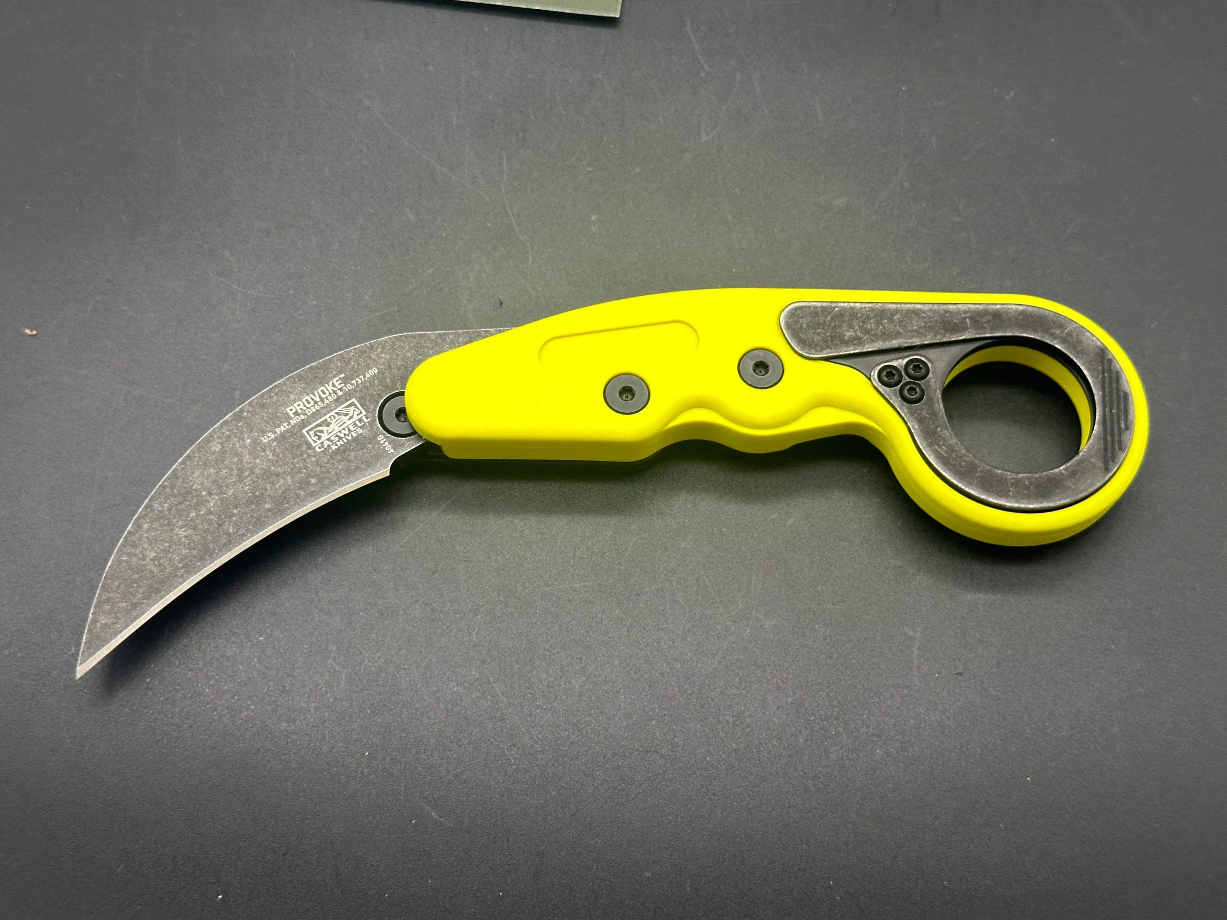 CRKT Provoke Zap Kinematic Morphing Karambit Folding Knife - 2.4