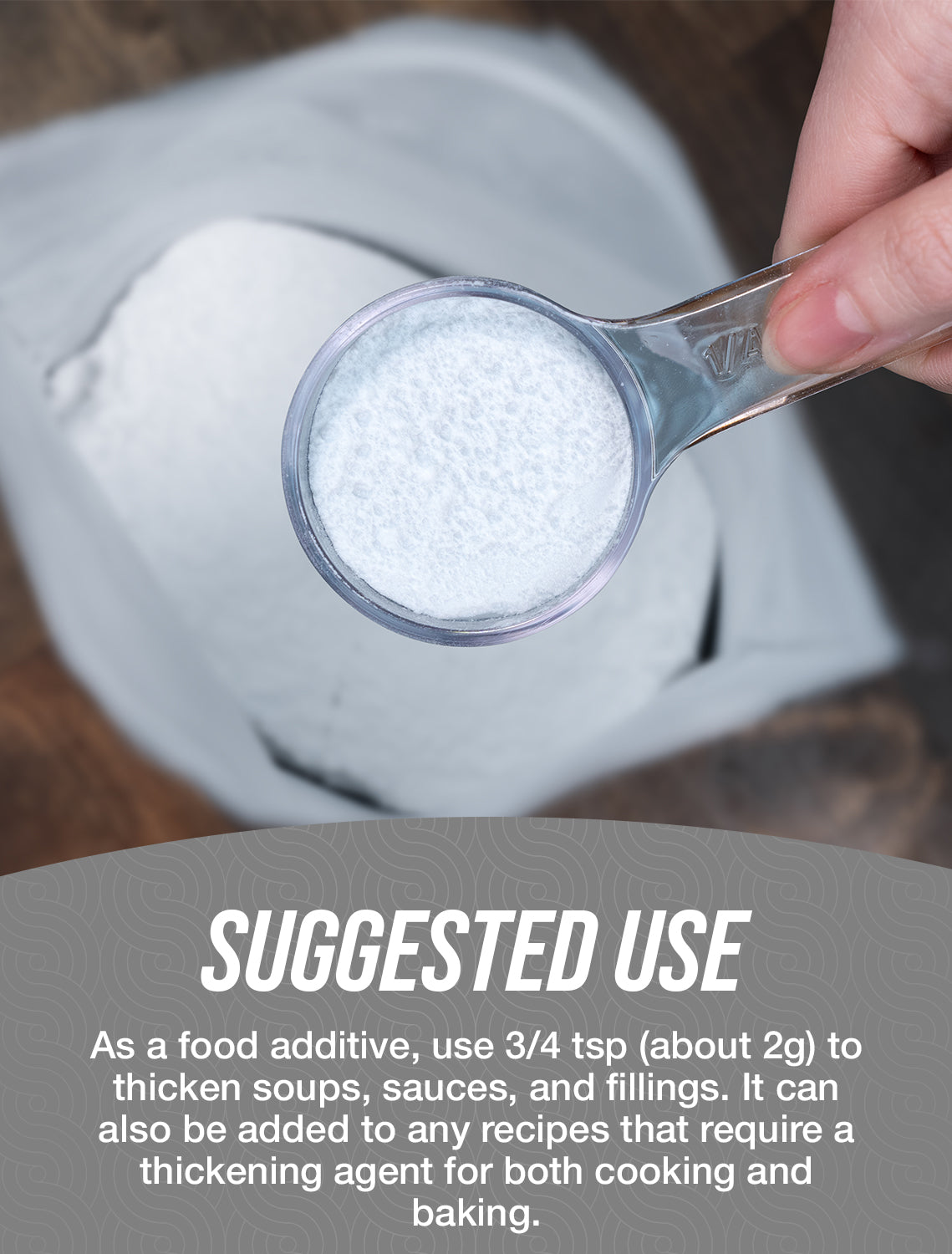 Premium Xanthan Gum Powder - Gluten-Free Thickener & Stabilizer for Baking, Cooking, and Vegan Recipes - Perfect for Sauces, Dressings, and Smoothies