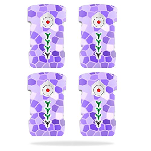 DJI Inspire 1 Battery Skins (4 Pack) - MightySkins Protective Vinyl Wrap Cover - Stained Glass Design - Compatible with DJI Inspire 1 Drone Batteries - Perfect for Customization & Scratch Protection