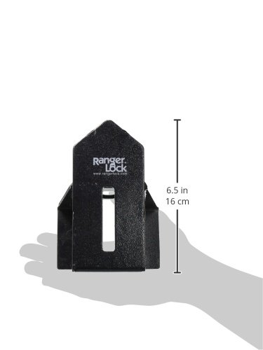RGSE-0L Super Extended Lock Guard with 2-Inch Hardened Steel Lock - Heavy Duty Security for Sheds, Garages, Gates & Storage Units | Weatherproof & Anti-Theft Protection