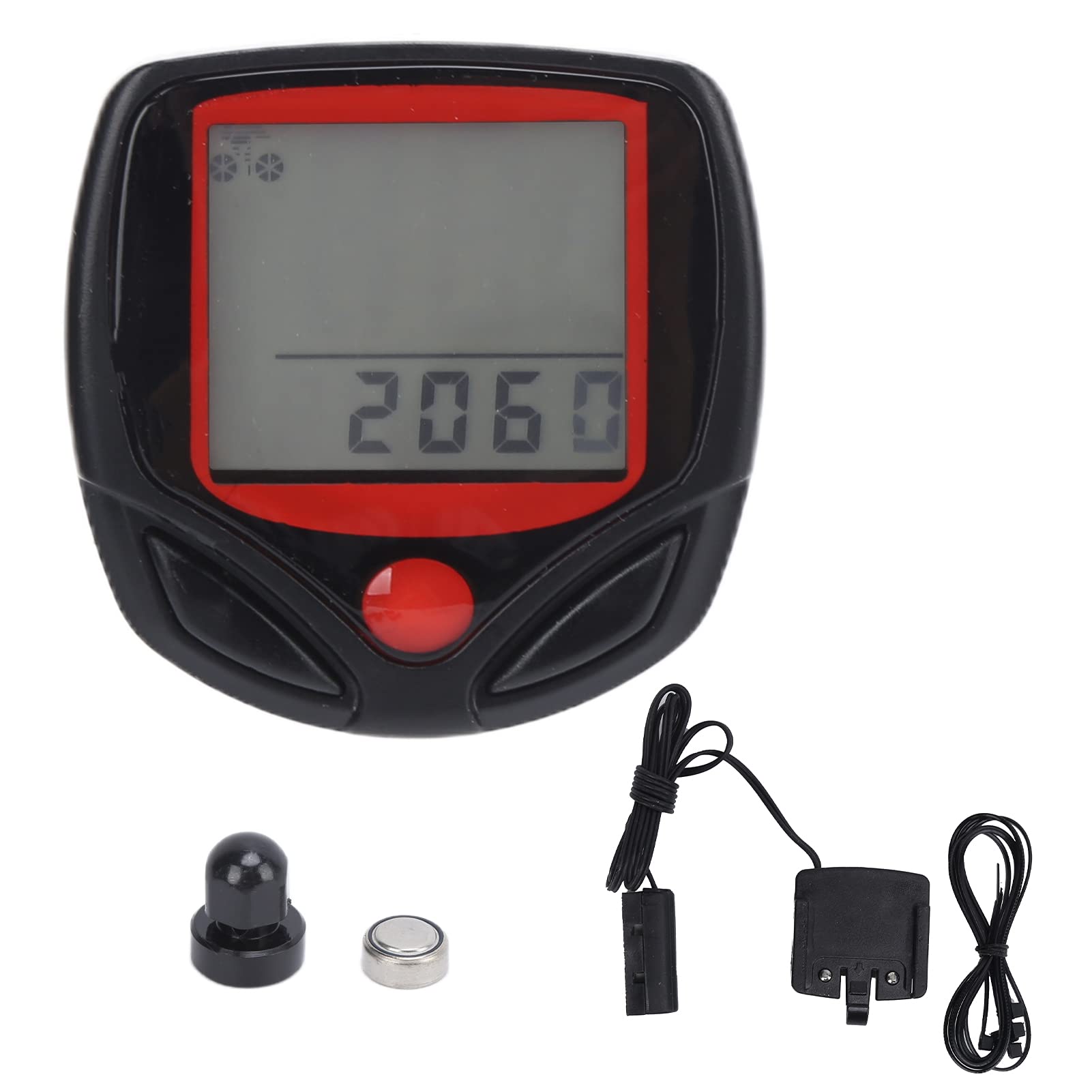 HERCHR Bike Odometer - Waterproof Cycling Speedometer with LCD Display for Mountain/Road Bikes - Easy Installation & Accurate Speed/Distance Tracking - Perfect for Commuting, Training & Outdoor Adventures