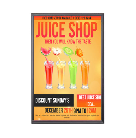 36x60 Large Poster Frame - Wide Face Display with Swing Frame for Wall Art, Photos & Posters - Perfect for Home, Office & Gallery Decor