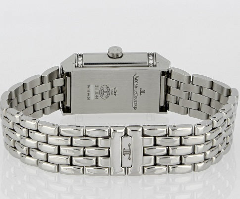 Jaeger-LeCoultre Reverso Classic Duetto Stainless Steel Diamond Ladies Watch - Luxury Swiss Timepiece for Women, Perfect for Business Meetings & Evening Events