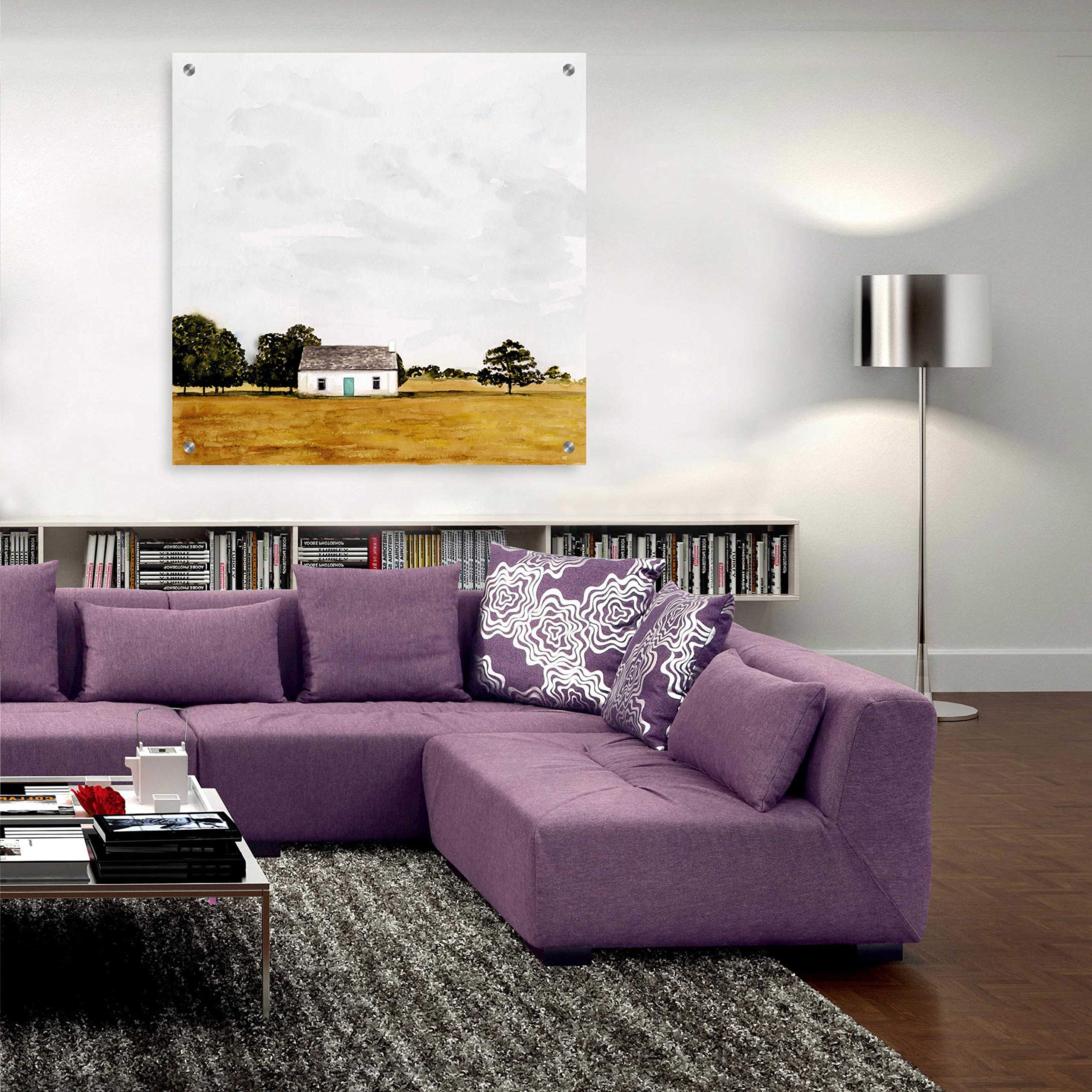 Epic Art 'Late July II' by Victoria Borges - 36x36 Inch Acrylic Wall Painting - Modern Abstract Canvas Art for Living Room, Bedroom & Office Decor