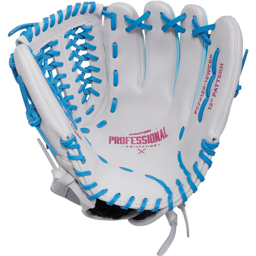 Easton Professional Collection Color Splash Fastpitch Softball Glove 12 Inch - PCFP120 15WCBP | Perfect for Fastpitch Softball Players & Youth Training