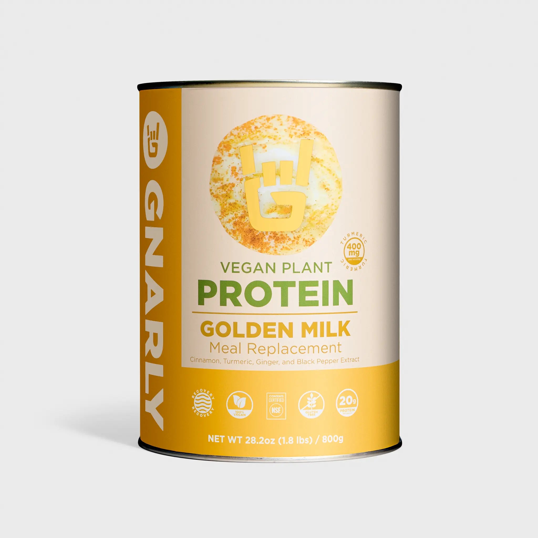 Organic Golden Milk Powder - Vegan Turmeric Protein Powder for Immunity & Recovery | Perfect for Smoothies, Lattes & Post-Workout Drinks