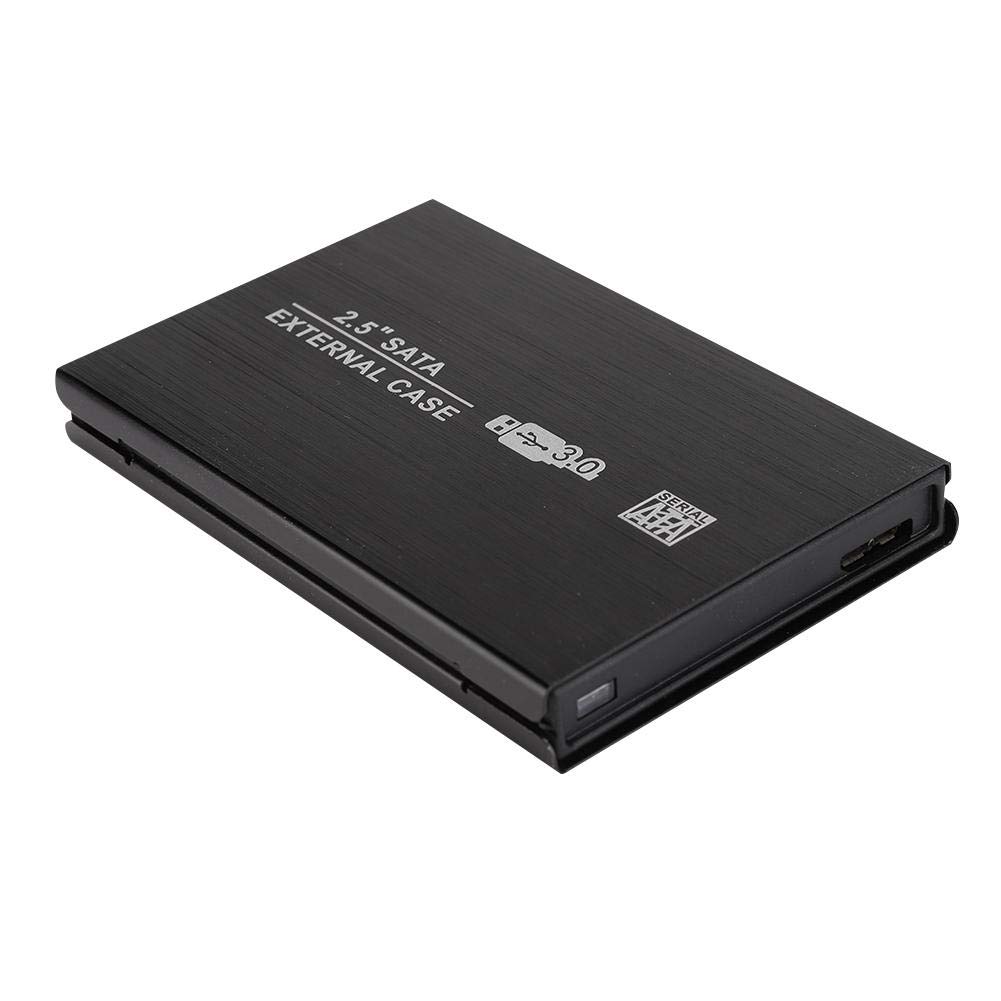Wosume USB 3.0 External Hard Drive Enclosure - Aluminum Alloy Hot Swappable HDD Case for 2.5/3.5 Inch SATA SSD HDD - Perfect for Computer, Office & Desktop Data Storage & Backup