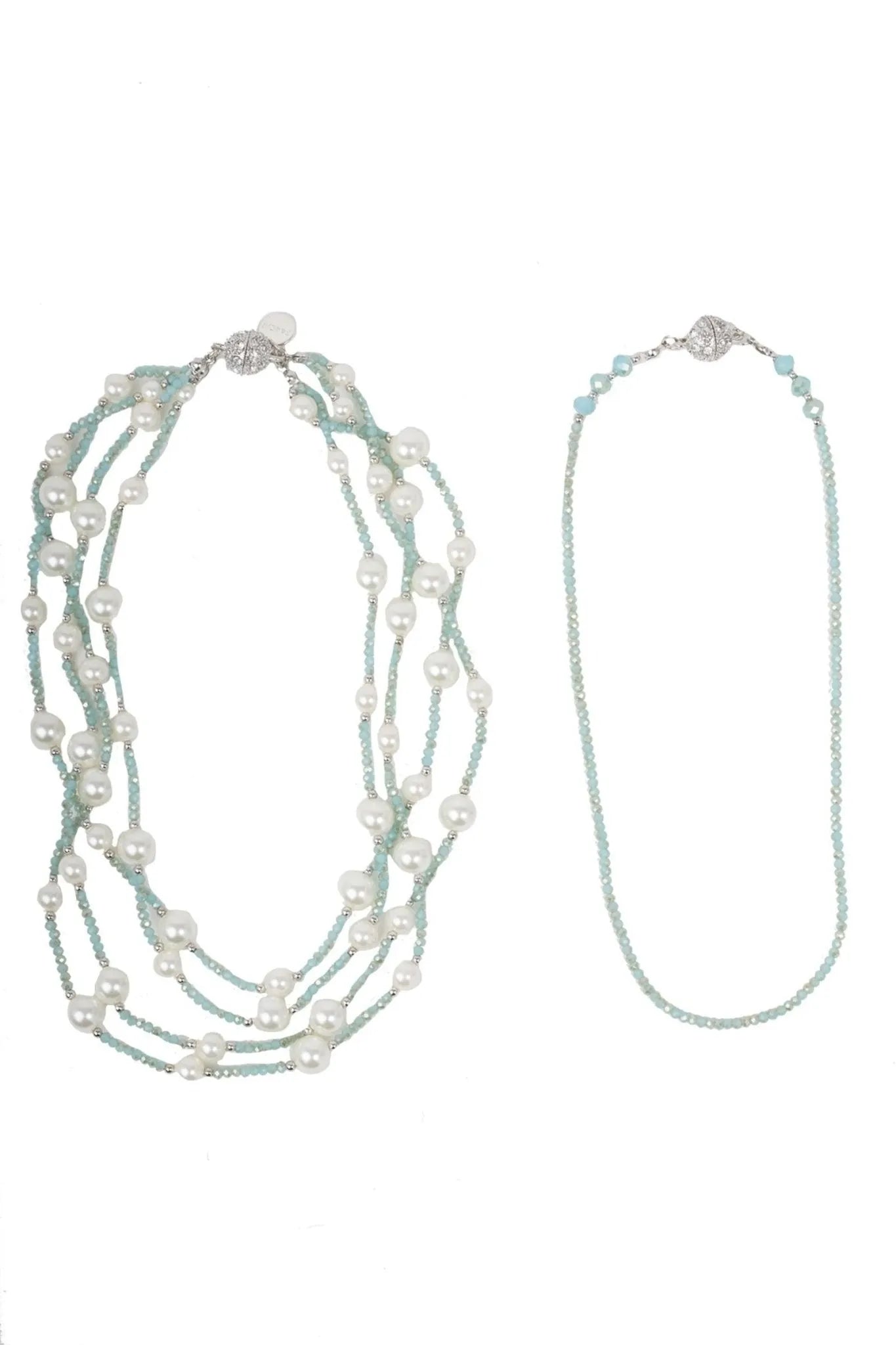Elegant Convertible Layered Pearl Necklace for Women - Perfect for Weddings, Parties & Everyday Wear