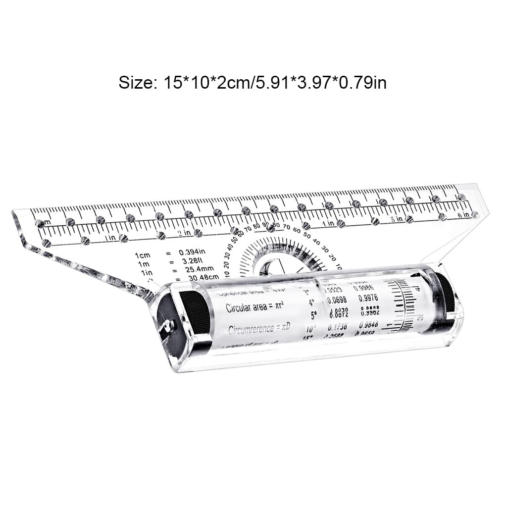 Precision Balancing Scale Ruler - Drafting & Measuring Tool for Students, School Supplies, Engineering & Math Learning Accessories - Perfect for Classroom, Homework & Technical Drawing Projects