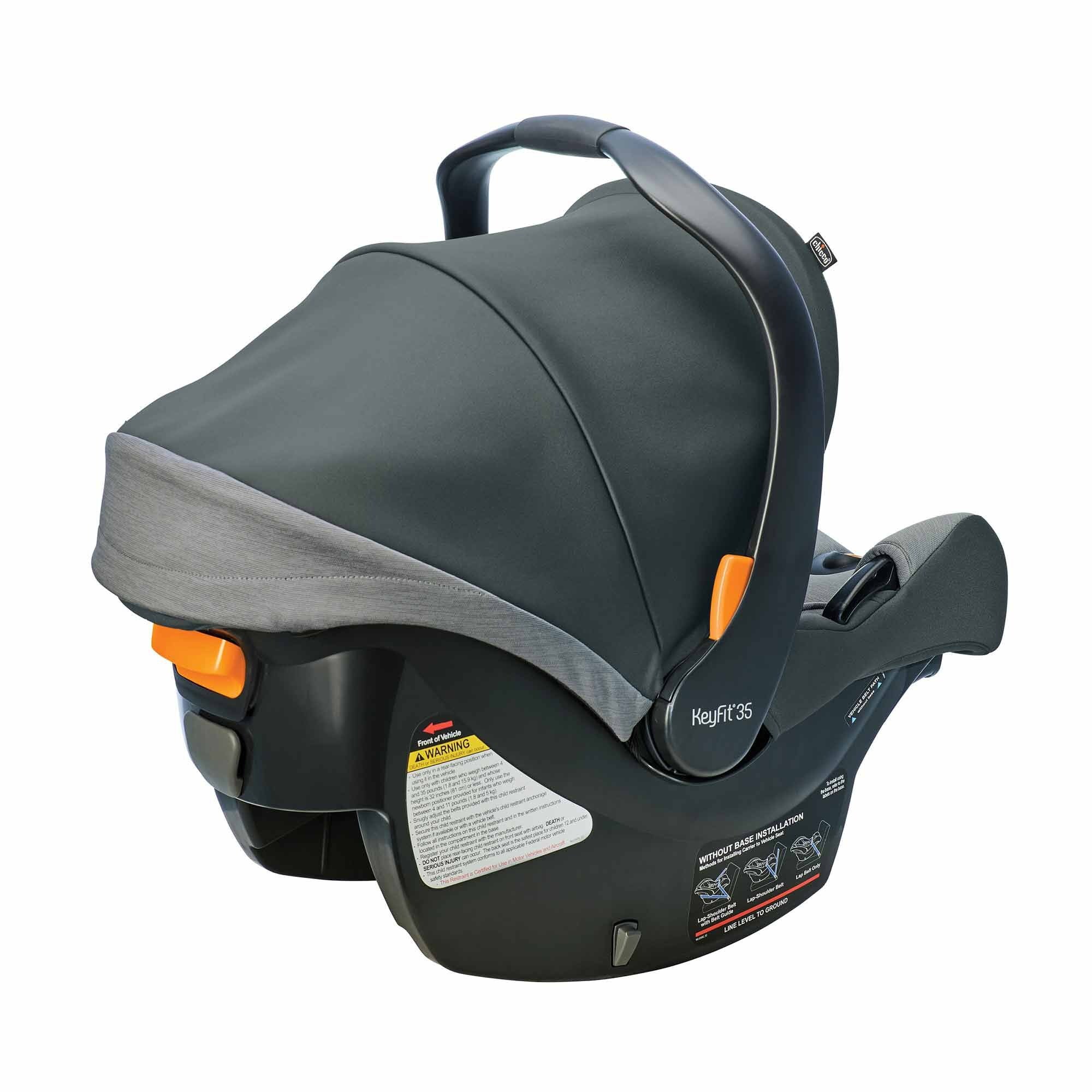 Graco KeyFit 35 ClearTex Infant Car Seat - Lightweight & Safe Baby Carrier for Newborns 4-35 lbs | Perfect for Travel, Shopping & Daily Commutes