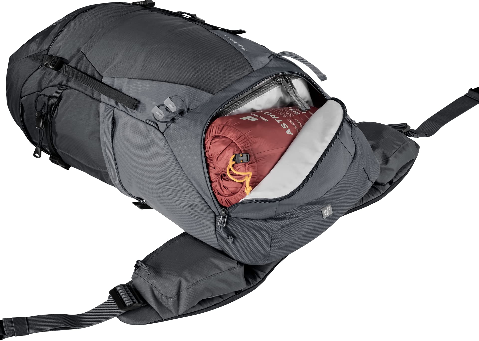 Deuter Futura Pro 34 SL Women's Hiking Backpack - Lightweight & Ergonomic Design for Outdoor Adventures - Perfect for Day Hikes, Camping & Travel - Black-Graphite