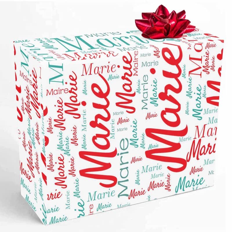 Custom Personalized Name Happy Birthday Wrapping Paper - 58