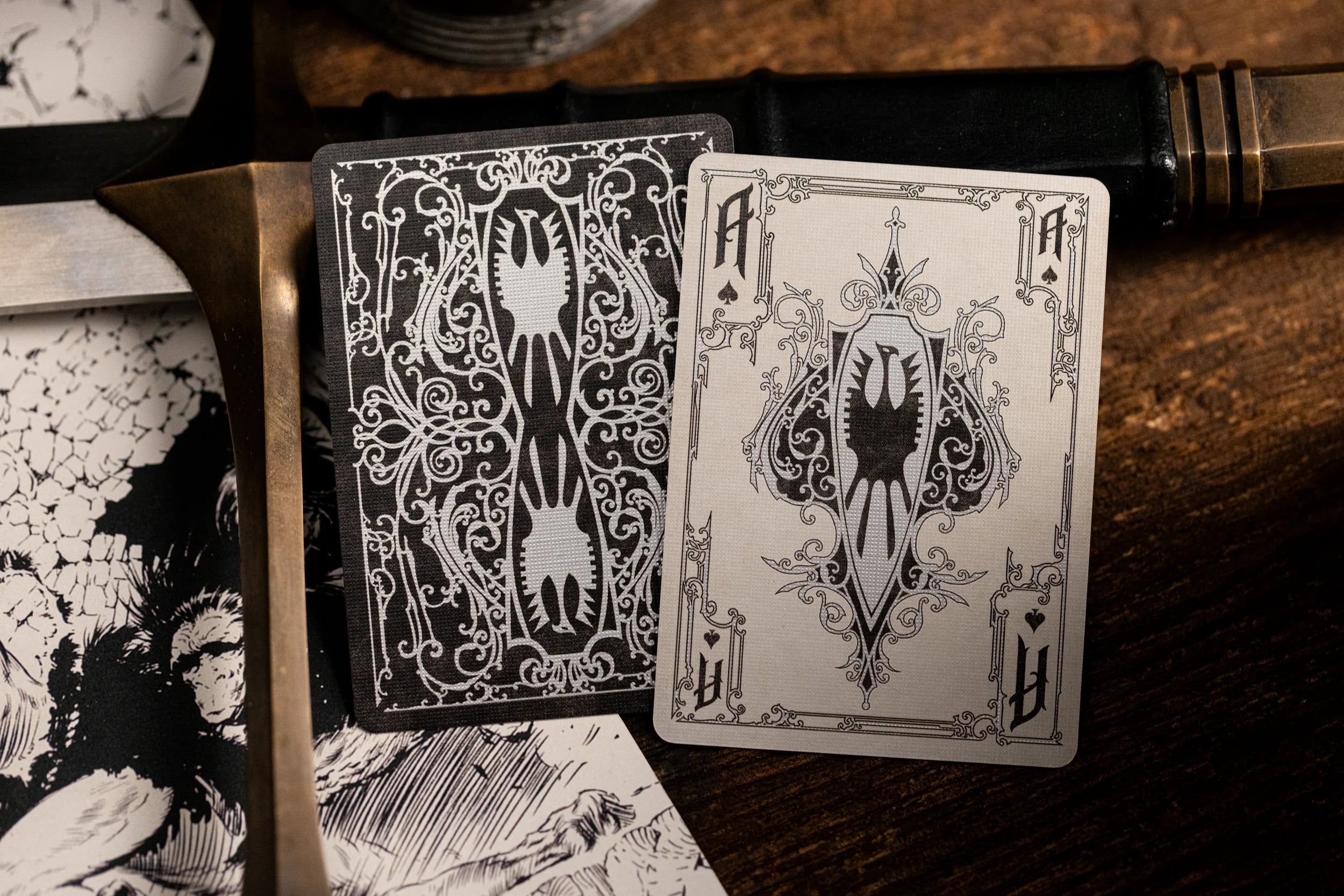 Frazetta Art Museum x Kings Wild Playing Cards - Limited Edition Collectible Deck for Card Games, Magic Tricks & Gifts | Premium Artwork Inspired by Frank Frazetta