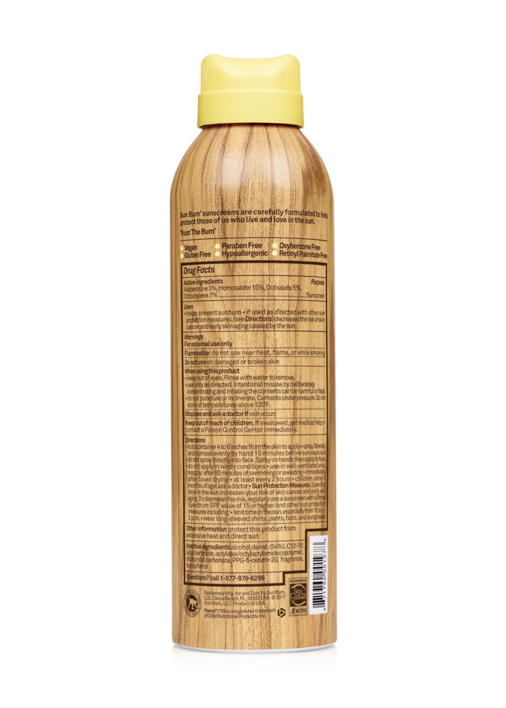 Sun Bum SPF 50+ Sunscreen Spray - Broad Spectrum UVA/UVB Protection, Water Resistant, Reef Safe - Perfect for Beach, Pool & Outdoor Activities