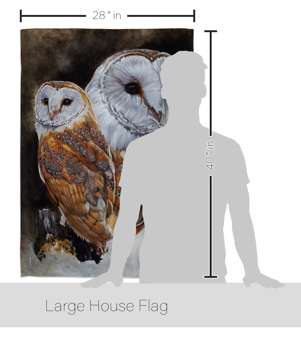 Lustrous Garden Birds House Flag Set 28
