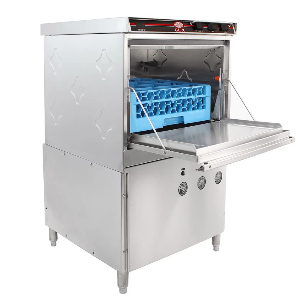 CMA H 1X High Temperature Commercial Undercounter Glass Washer - 24 Racks/Hour Capacity - Ideal for Bars, Restaurants & Coffee Shops