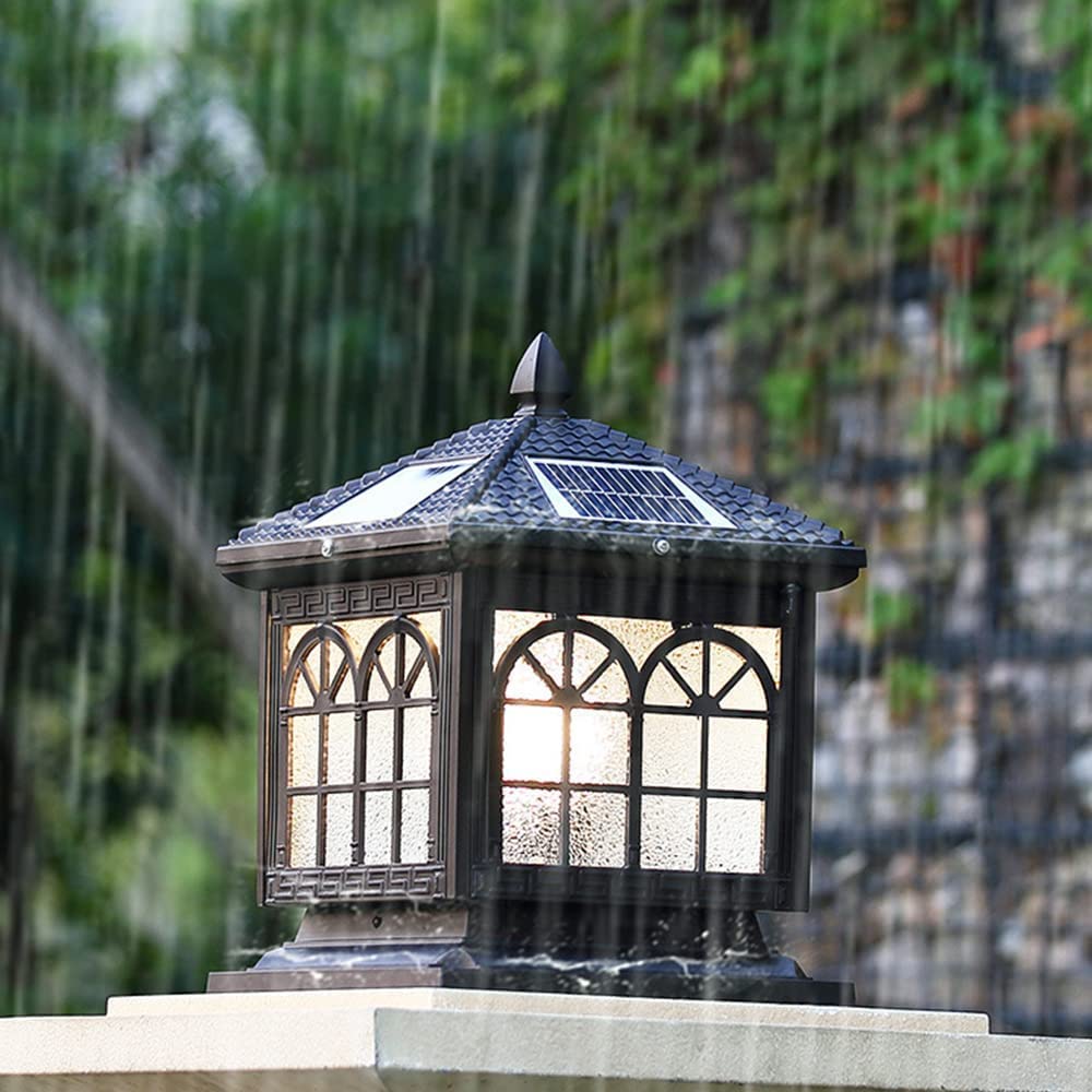 **Solar Powered Waterproof LED Fence Post Cap Lights - Outdoor Garden Pillar Lighting for Pathways, Driveways & Decorative Landscaping**