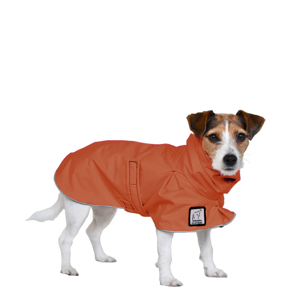Waterproof Jack Russell Terrier Raincoat - Lightweight Dog Rain Jacket with Reflective Strips for Small Dogs - Perfect for Walking, Hiking & Outdoor Adventures