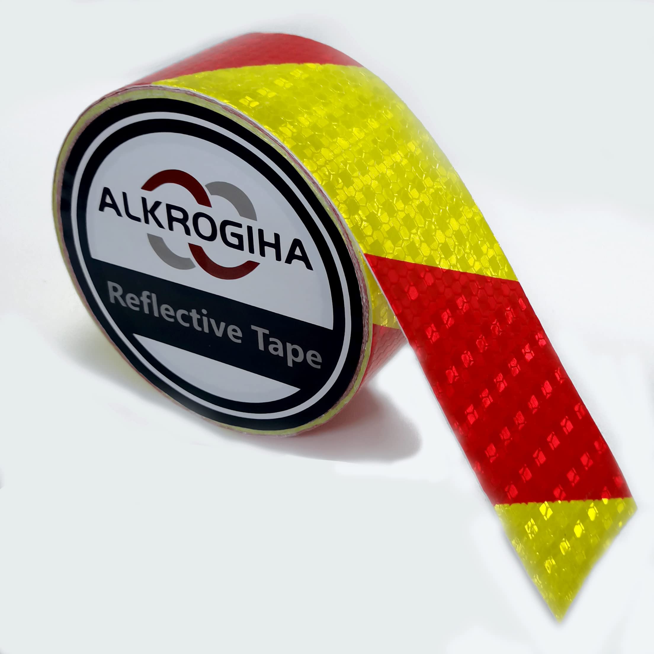 High Visibility Reflective Tape - Waterproof, Strong Adhesive Safety Tape for Vehicles, Trucks, Bikes & Helmets | Nighttime Road Safety, Emergency Warning, Outdoor Sports & Workwear Applications