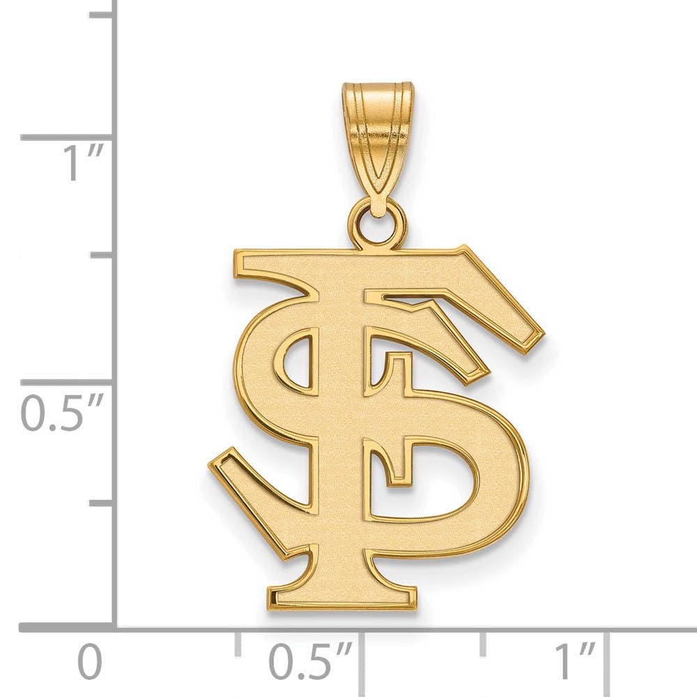 10k Yellow Gold Florida State Pendant - Perfect for Gifts & Travel