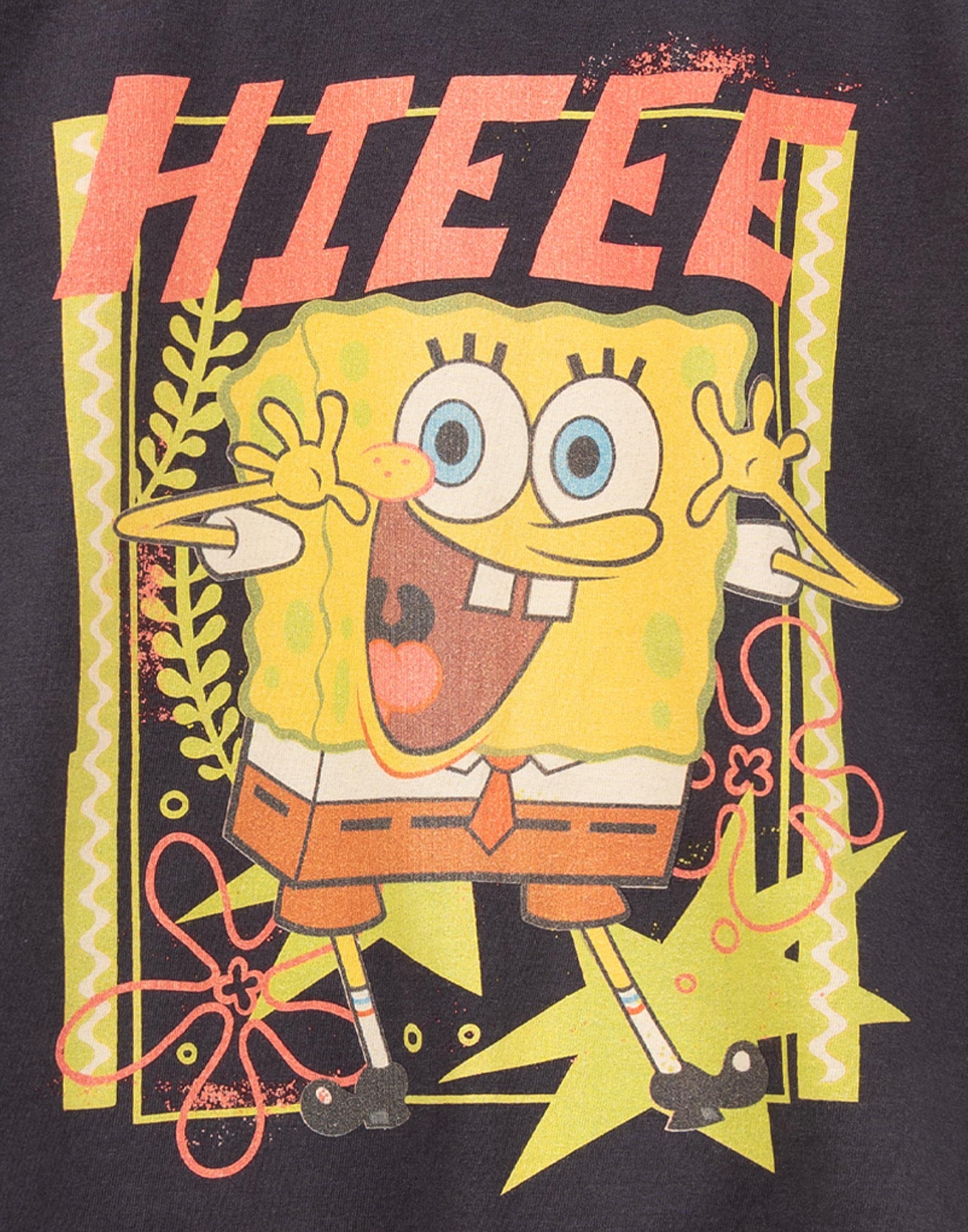 SpongeBob SquarePants Women's Cropped T-Shirt - Soft Cotton Casual Tee for Summer Outfits & Streetwear Fashion