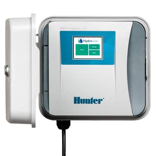 Hunter Hydrawise HPC-400 Smart WiFi Sprinkler Controller - 4-16 Zone Irrigation System with Web & Mobile App (iOS/Android), Expandable with Modules - Perfect for Home Lawn & Garden Watering Automation