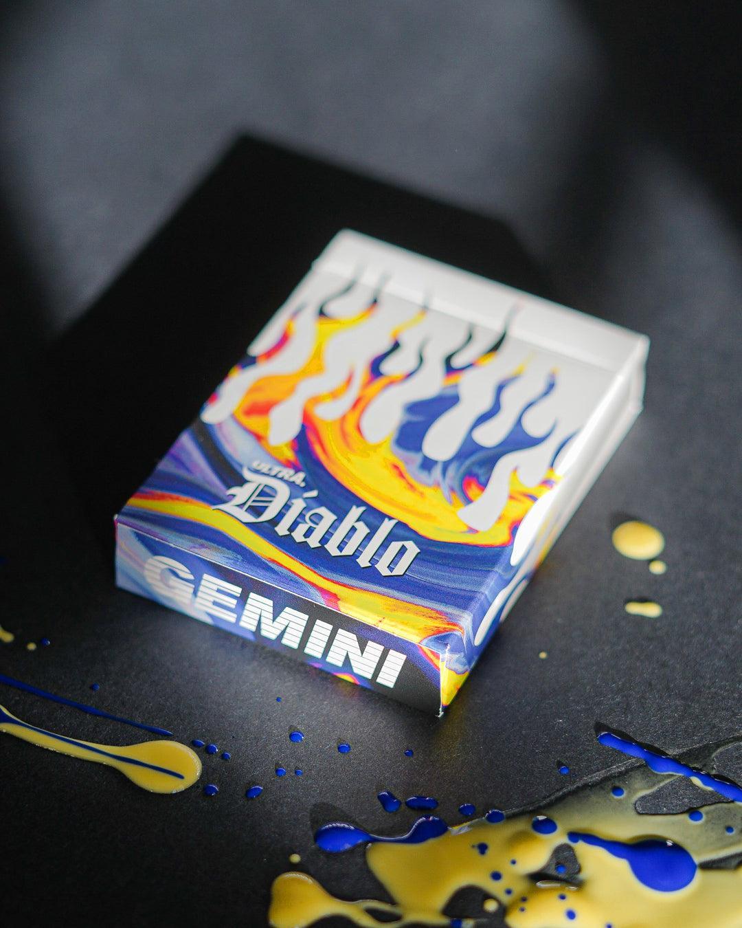 Premium Ultra Diablo Blue Playing Cards - High-Quality Poker Cards for Magic Tricks, Cardistry & Casino Games - Perfect for Parties, Poker Nights & Professional Performances