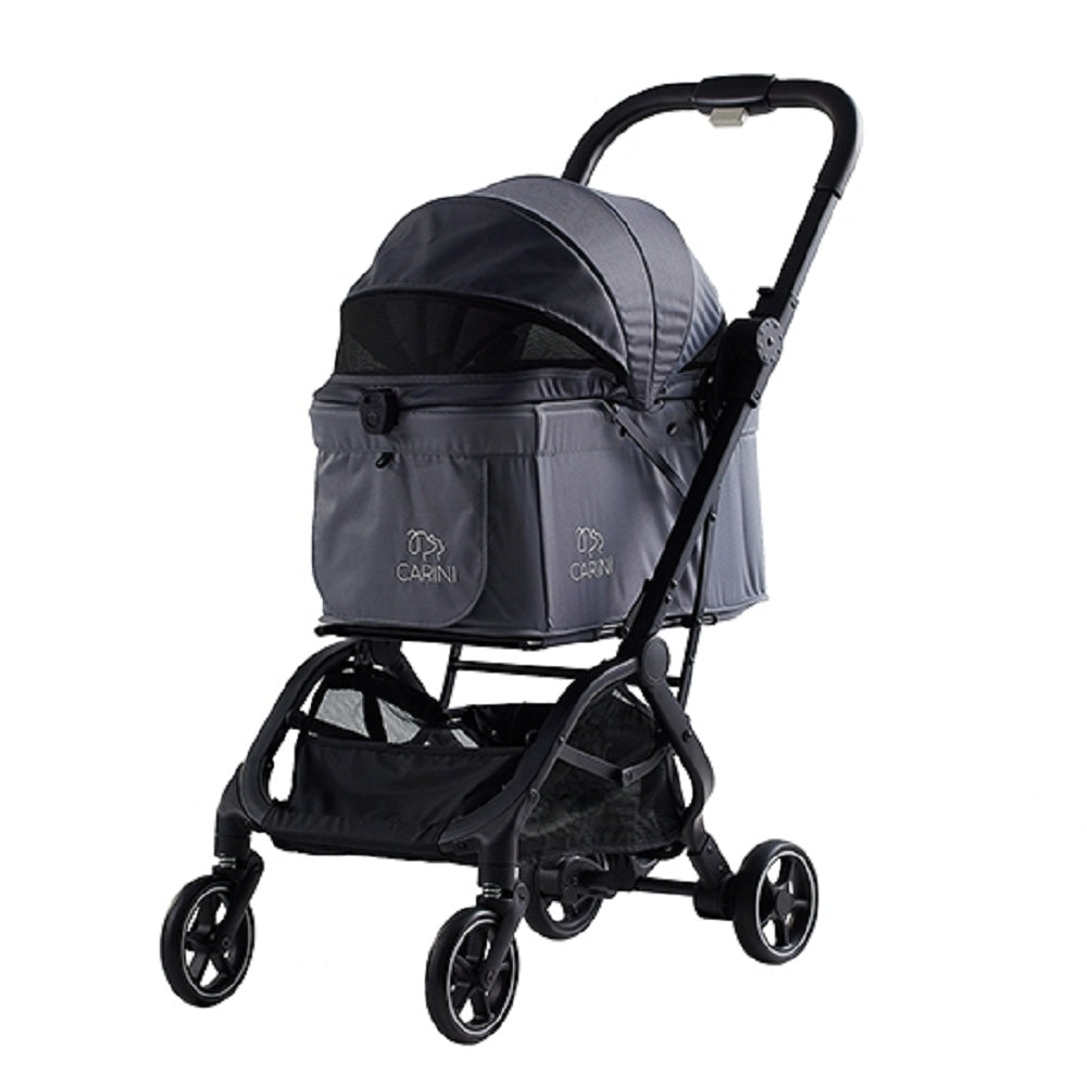 Lightweight Auto-Folding Pet Stroller for Small Dogs & Cats - Portable Travel Carrier for Outdoor Walks, Vet Visits & Shopping Trips