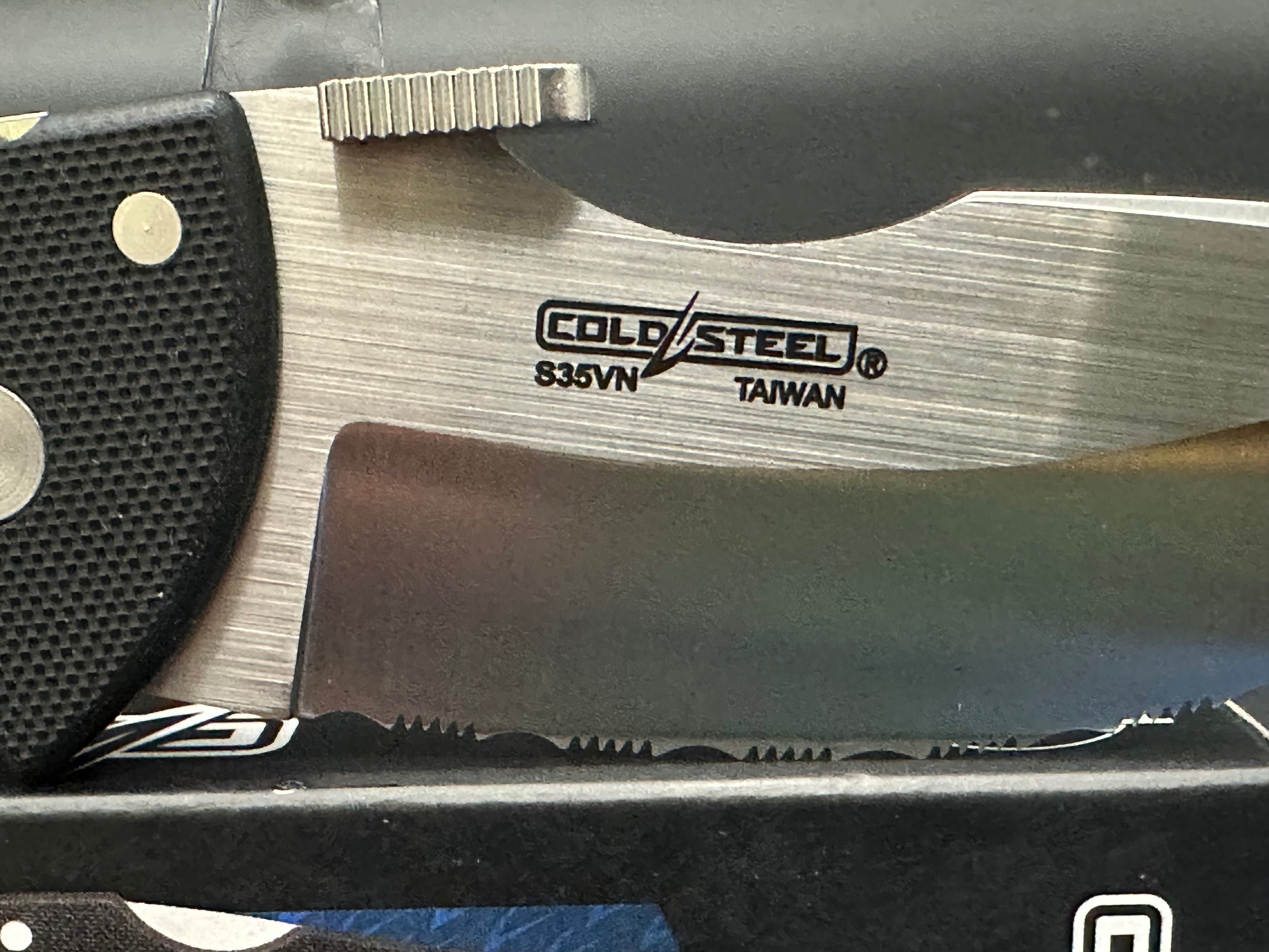 Cold Steel Black Talon II Folding Knife - Tactical EDC Pocket Knife with Secure Lock for Outdoor, Camping, Survival & Everyday Carry (EDC)