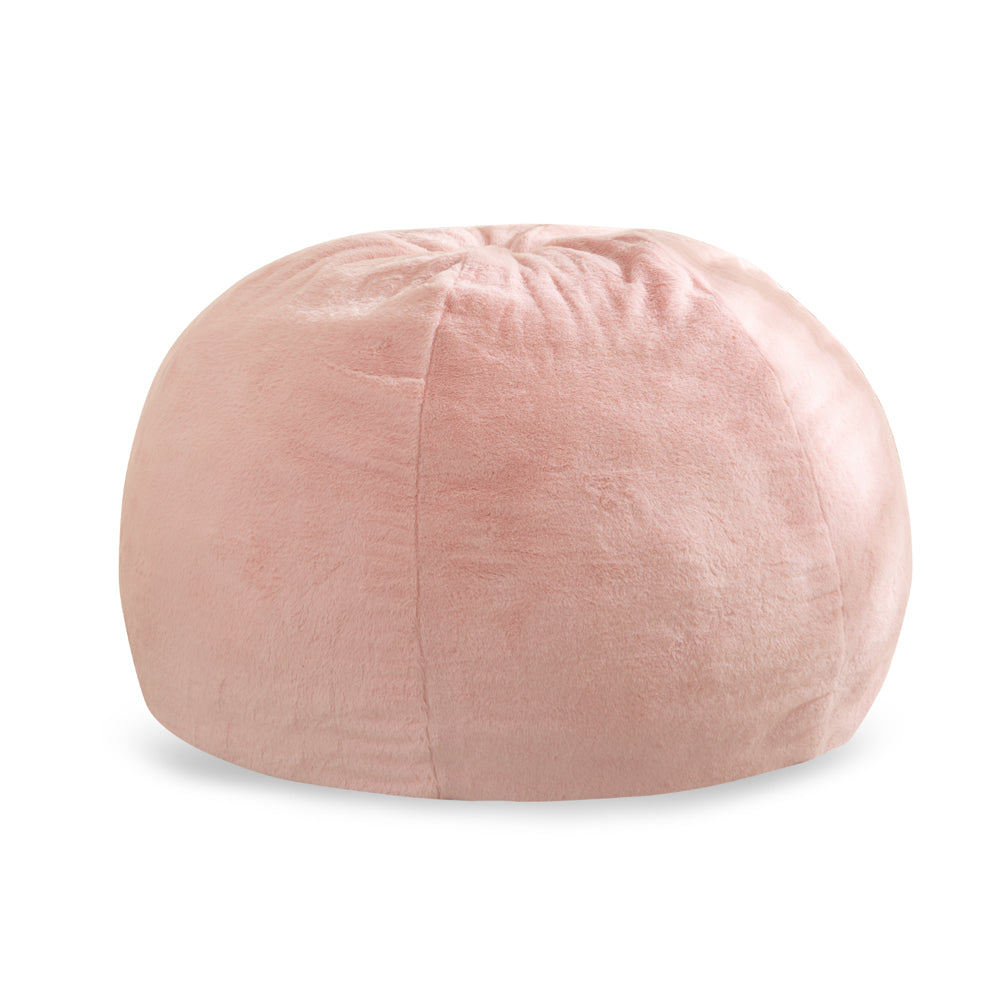 MAXYOYO 2-in-1 Convertible Kids Bean Bag Chair & Floor Bed - Soft Pink Lounge Chair for Boys & Girls - Perfect for Playroom, Bedroom, Reading Nook & Sleepovers