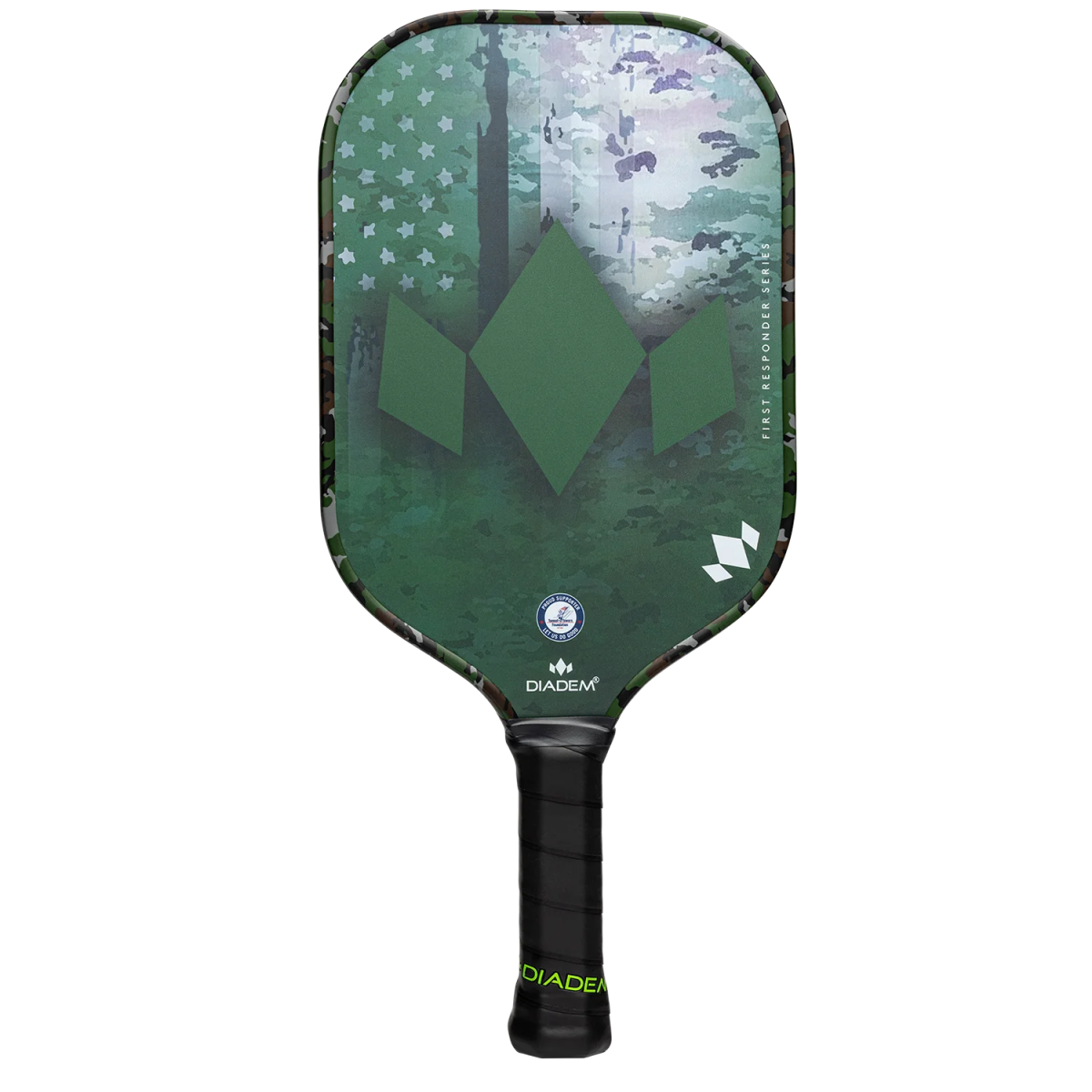 Diadem First Responder V2 Warrior Edge Pickleball Paddle - Premium Carbon Fiber Paddle for Competitive Play & Tournament Performance | Perfect for Advanced Players & Pickleball Enthusiasts
