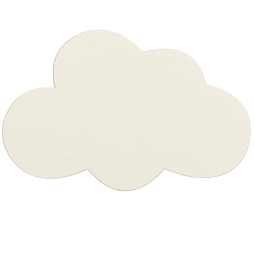 Daycount® White Wooden Cloud Wall Decor - Handcrafted Cloud Shaped Hangers for Home & Living Room Wall Decoration - Perfect for Nursery, Bedroom, and Boho Style Interior Design