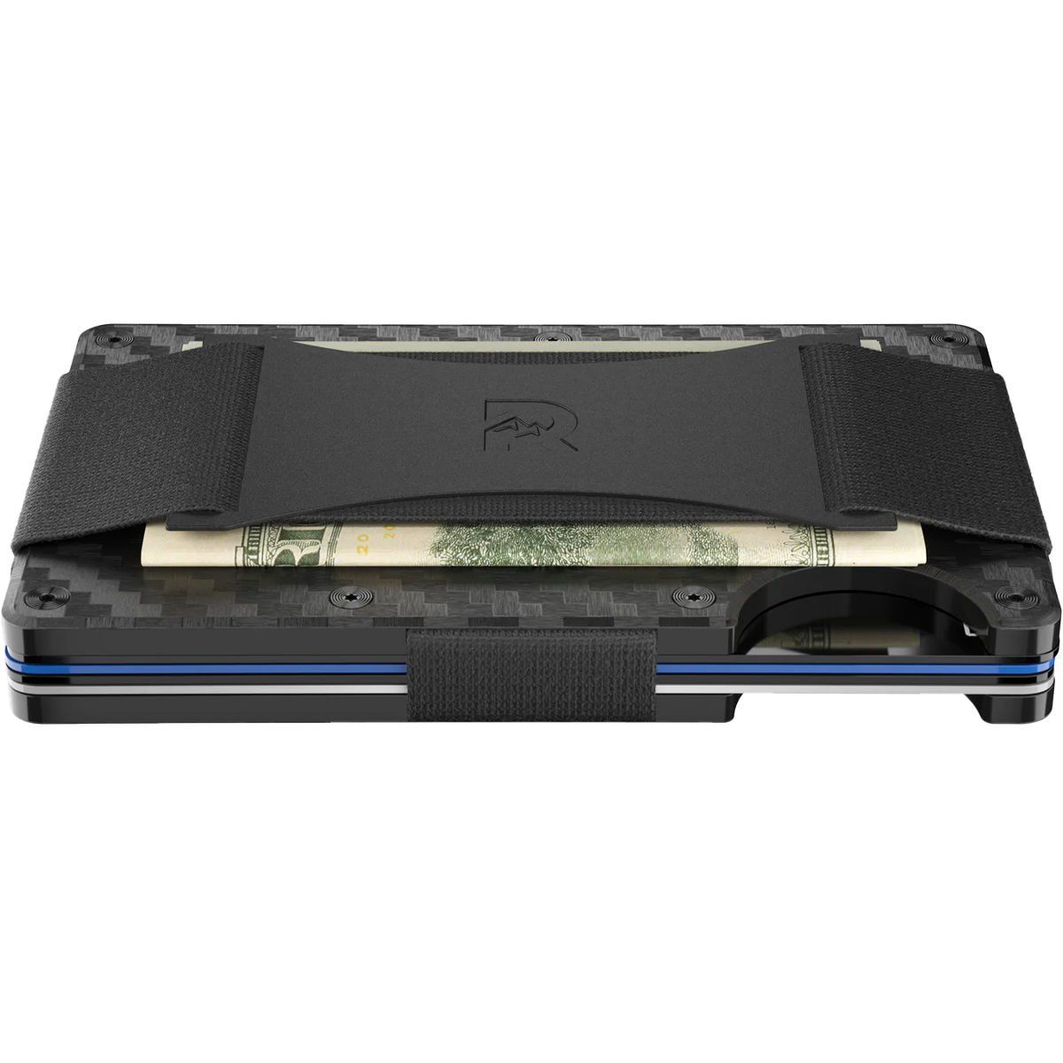 Slim Carbon Fiber RFID Blocking Wallet with Money Clip - Stylish & Secure for Everyday Carry, Travel & Business
