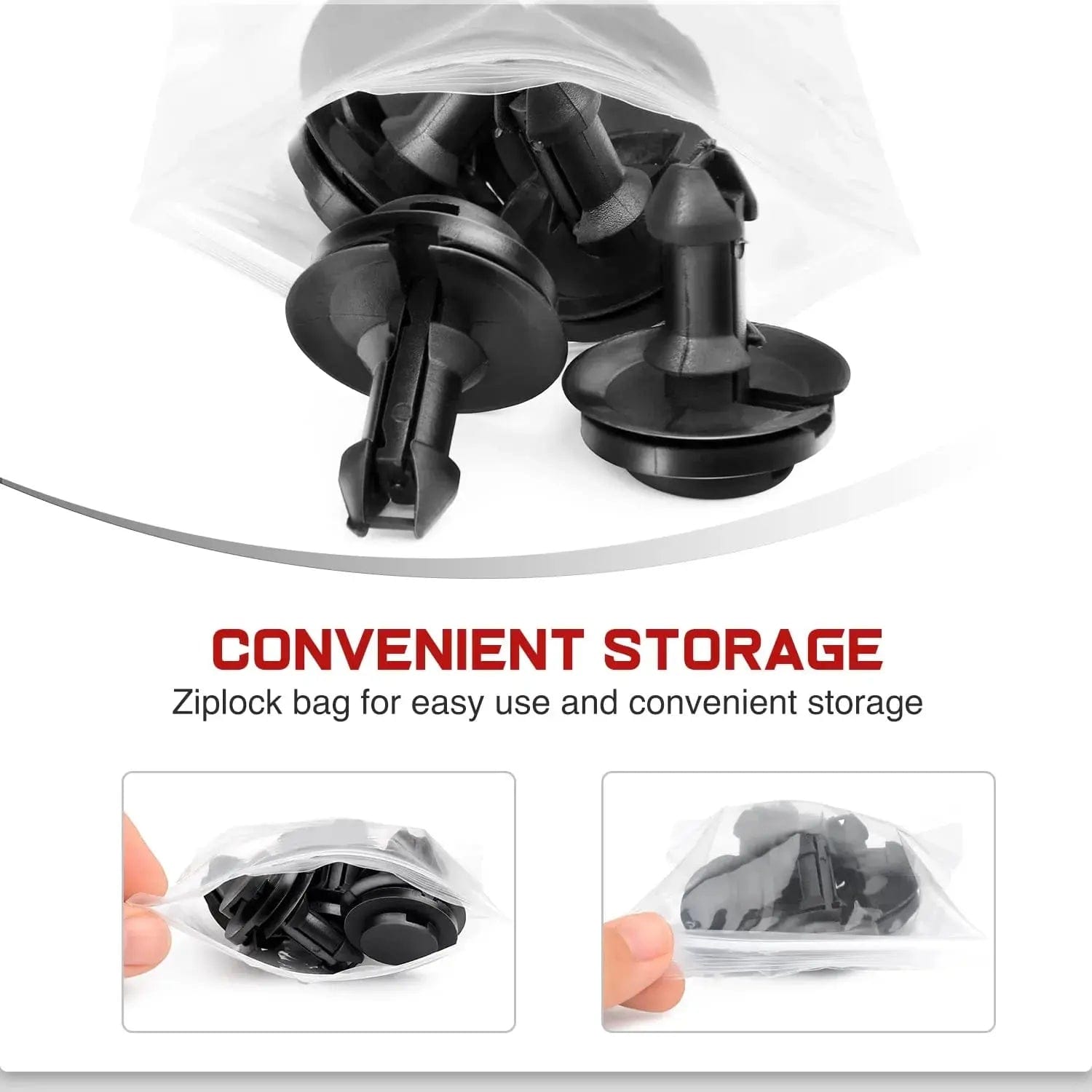 30 Pcs 26mm Hole 12mm Front Air Deflector Retainer Clips & Grommet Kit - Compatible with GM 15733971, 15733970 - Fits 2007-2013 Chevrolet Avalanche & 2006-2007 Hummer H3 - Perfect for Windshield Washer Nozzle & Hood Deflector Installation