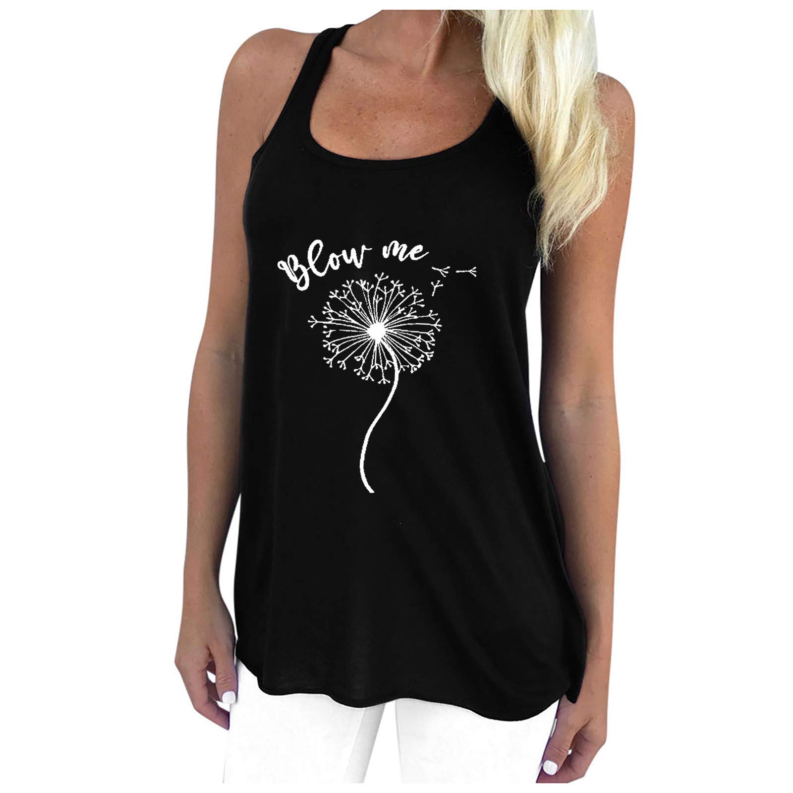 Trendy Women's Casual Summer Sleeveless Tank Tops - Graphic Tee Blouse for Streetwear & Beach Outfits | Perfect for Summer Parties, Vacations and Daily Wear