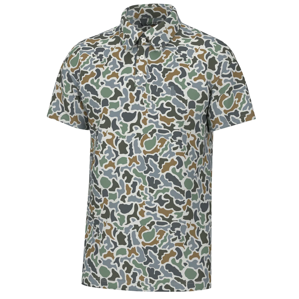 Local Boy Dirty Myrtle Polo Shirt - Stylish Localflage Bluff Design - Perfect for Beach Parties & Summer Outings