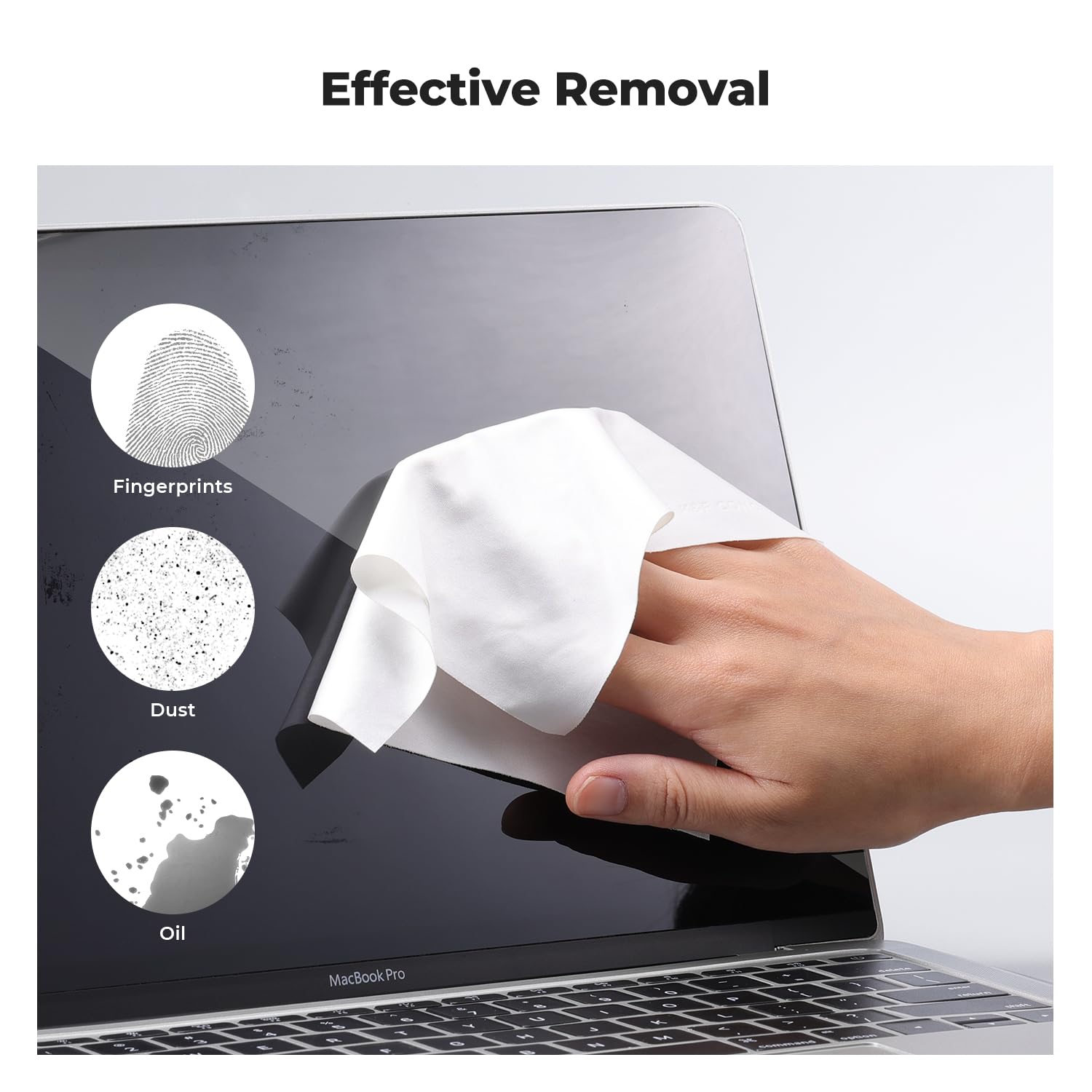 K&F Microfiber Lens Cleaning Cloths 40-Pack - for Cameras, Glasses & Screens at Home/Office