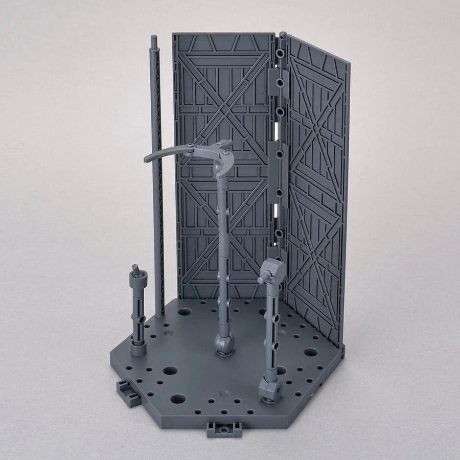 Bandai 30 Minutes Missions Customize Scene Base #01 - 1/144 Scale Model Kit Stand for Gundam & Mecha Action Figures - Perfect for Diorama Displays & Photography