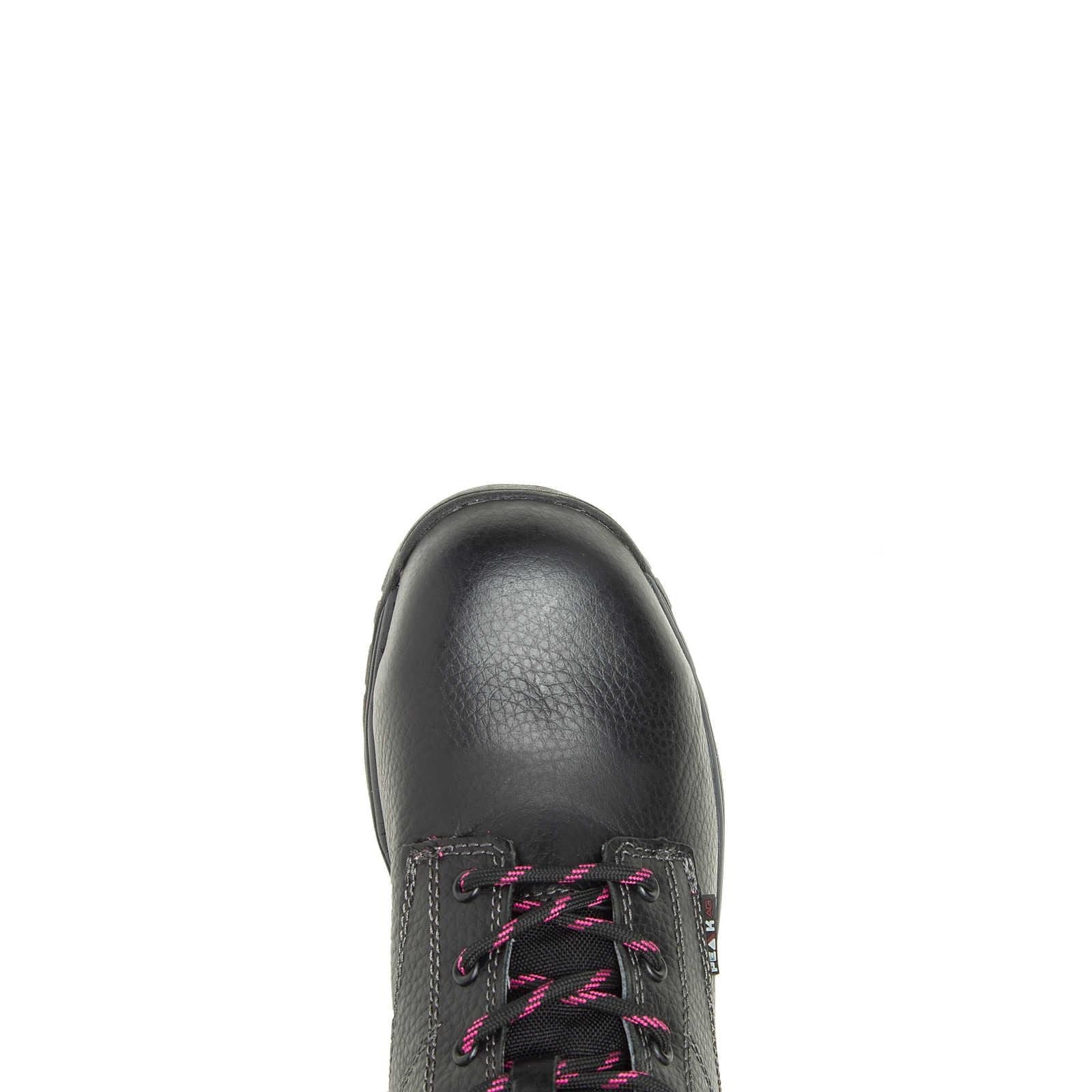 **Piper Women's Waterproof Composite Toe Work Boots - Black Safety Shoes for Construction, Hiking & Outdoor Work**