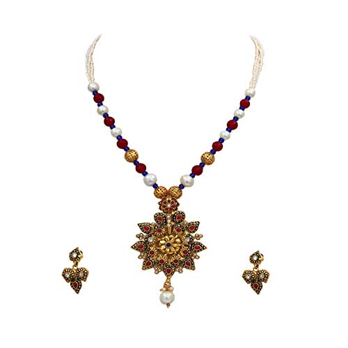Antique Necklace-ML 2-BLUE